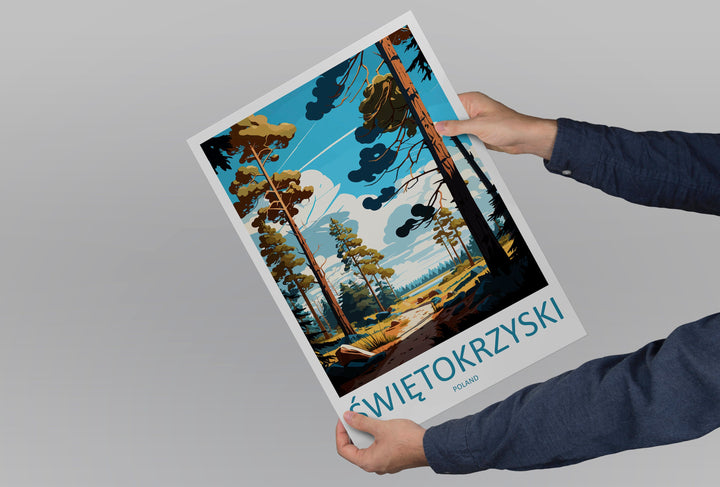 Świętokrzyski Travel Print Wall Art Świętokrzyski Wall Hanging Home Décor Świętokrzyski Gift Art Lovers Poland Art Lover Gift Świętokrzyski