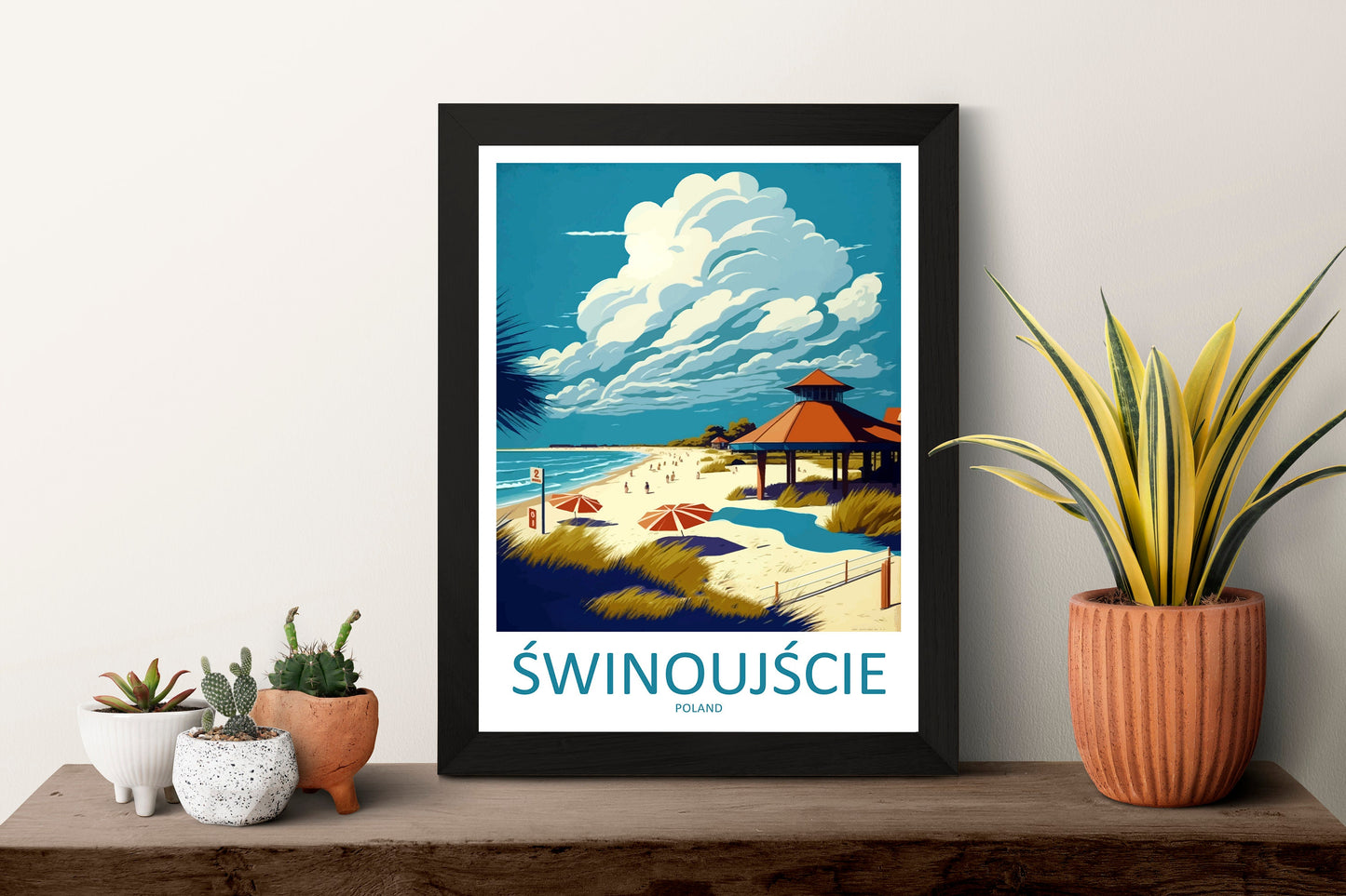 Świnoujście Travel Print Wall Art Świnoujście Wall Hanging Home Décor Świnoujście Gift Art Lovers Poland Art Lover Gift Świnoujście Poster