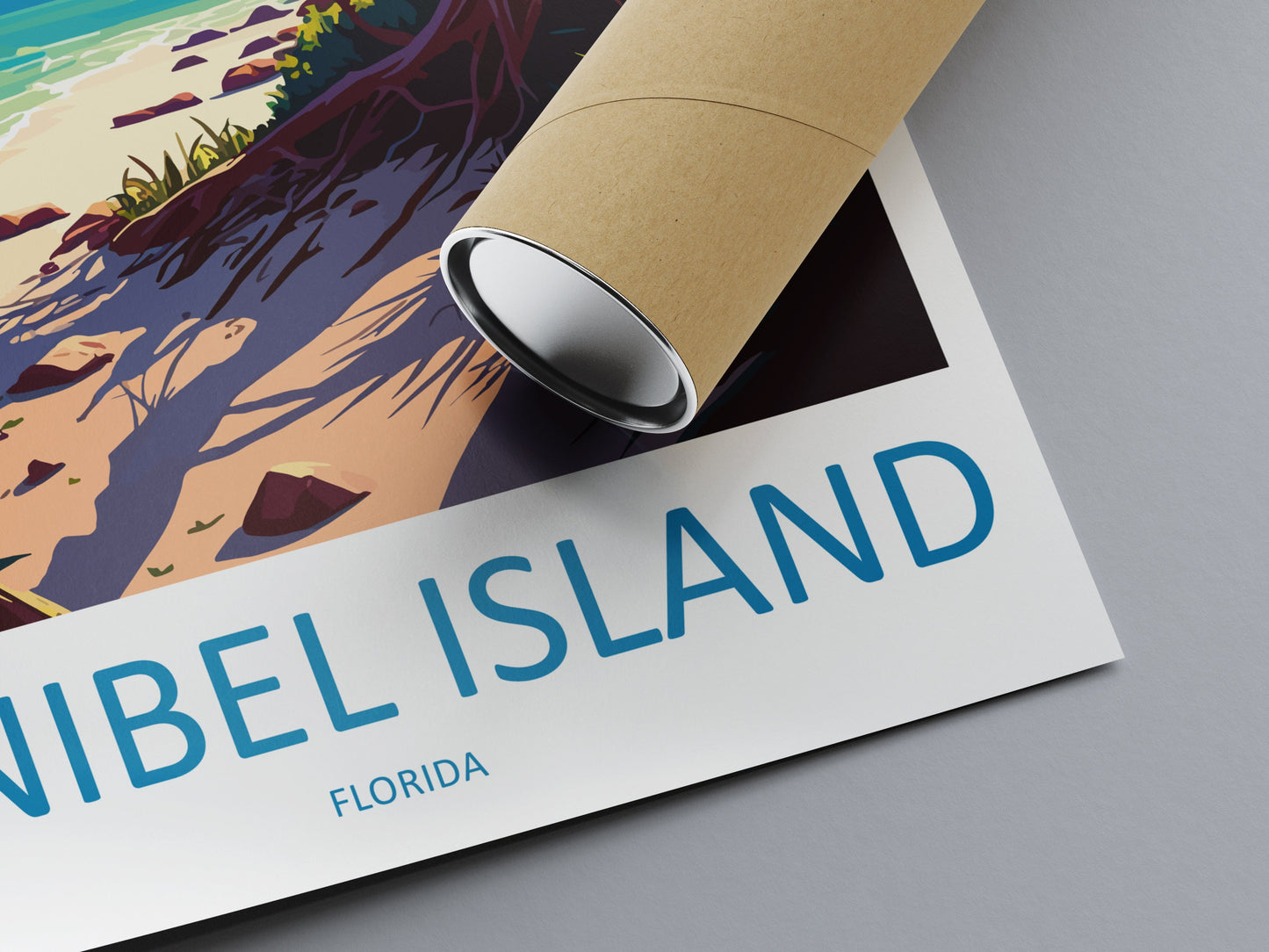 Sanibel Island Travel Print Wall Art Sanibel Island Wall Hanging Home Décor Sanibel Island Gift Art Lovers Florida Art Gift Sanibel Island