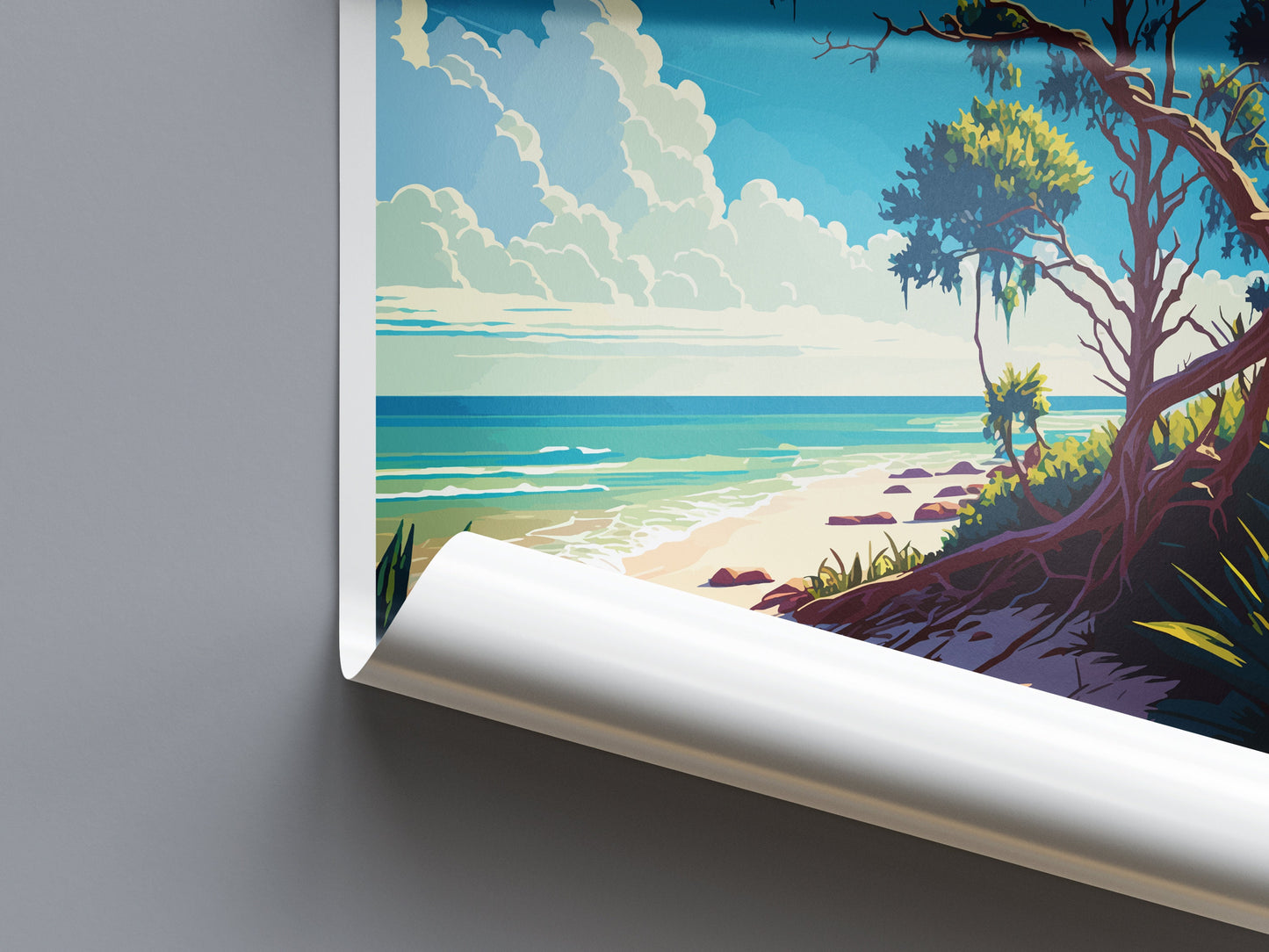 Sanibel Island Travel Print Wall Art Sanibel Island Wall Hanging Home Décor Sanibel Island Gift Art Lovers Florida Art Gift Sanibel Island