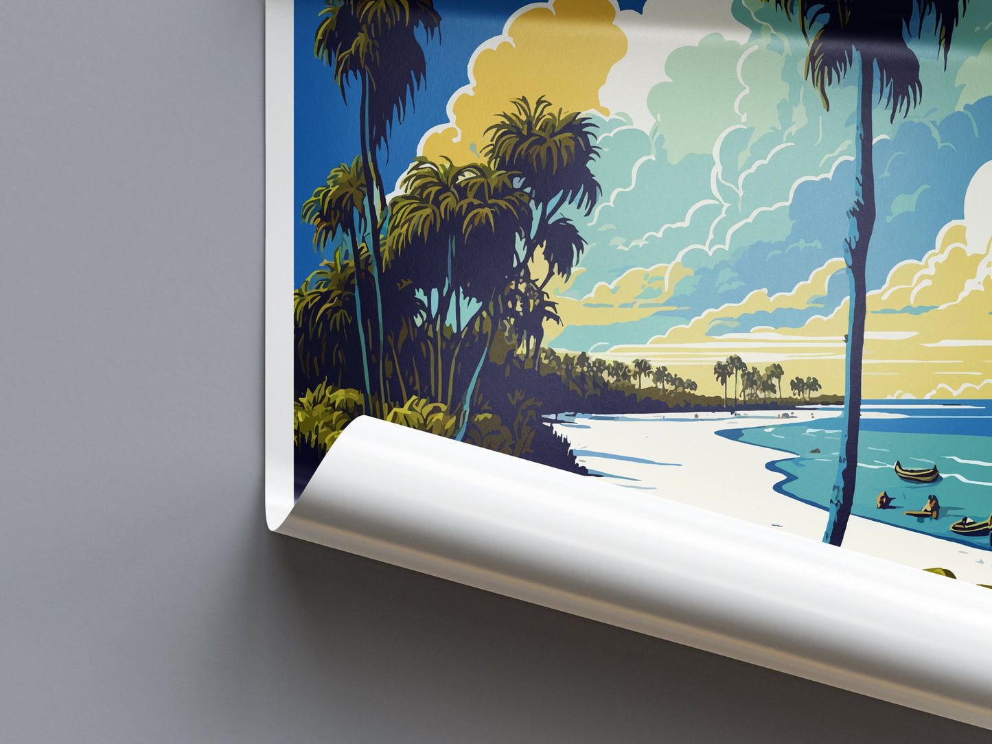 Sanibel Island Travel Print Wall Art Sanibel Island Wall Hanging Home Décor Sanibel Island Gift Art Lovers Florida Art Gift Sanibel Island