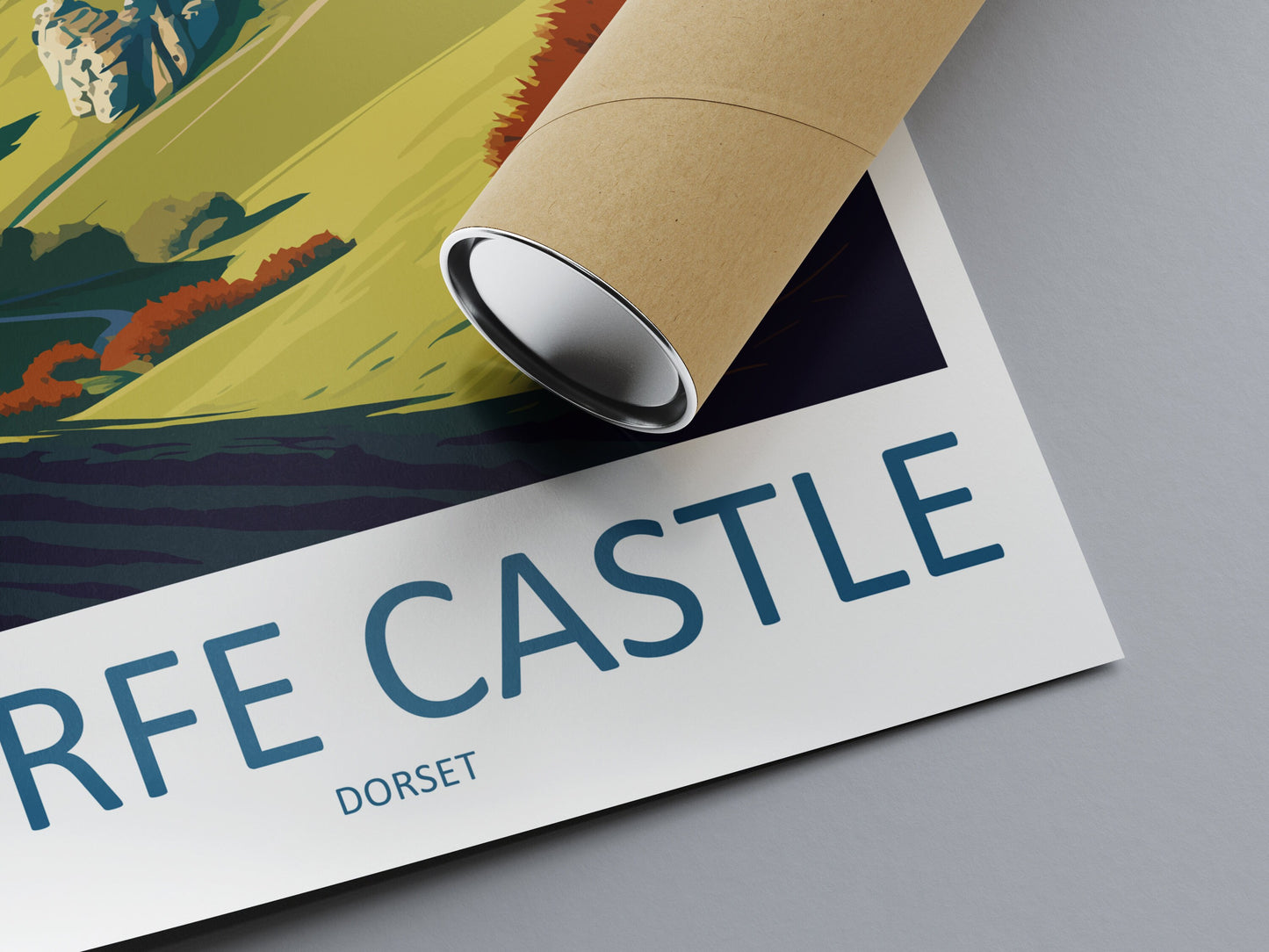 Corfe Castle Travel Print Wall Art Corfe Castle Wall Hanging Home Décor Corfe Castle Gift Art Lovers England Art Lover Gift Corfe Castle