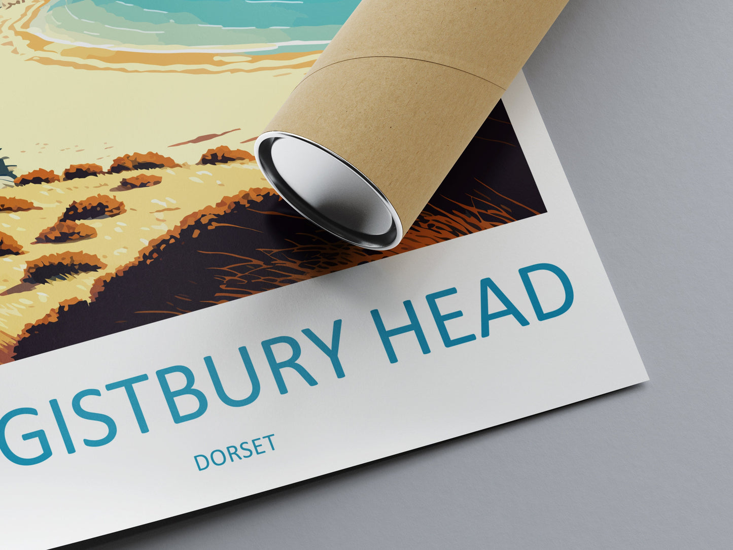 Hengistbury Head Travel Print Wall Art Hengistbury Head Wall Hanging Home Décor Hengistbury Head Gift Art Lovers England Art Lover Gift
