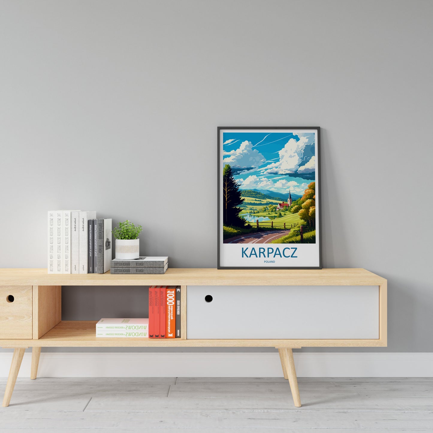 Karpacz Travel Print Wall Art Karpacz Wall Hanging Home Décor Karpacz Gift Art Lovers Poland Art Lover Gift Karpacz Travel Wall Art