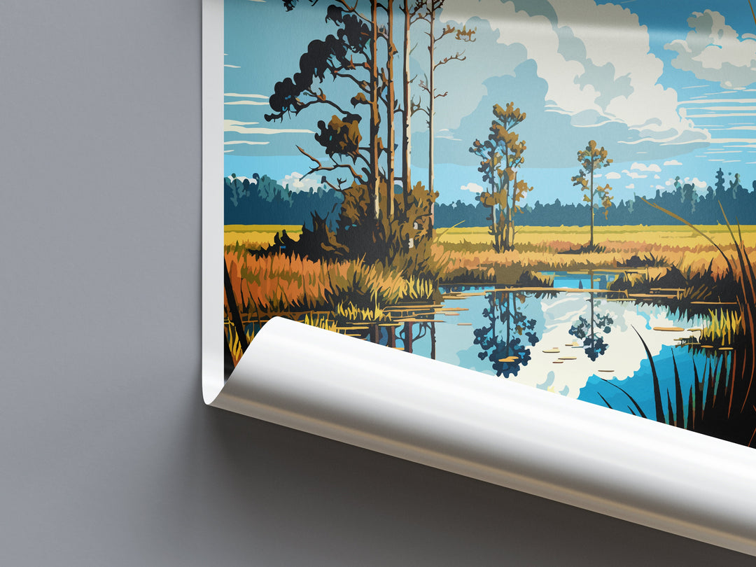 Big Cypress National Preserve Travel Print Wall Art Big Cypress Wall Hanging Home Décor Big Cypress Gift Art Lovers Florida Art Lover Gift