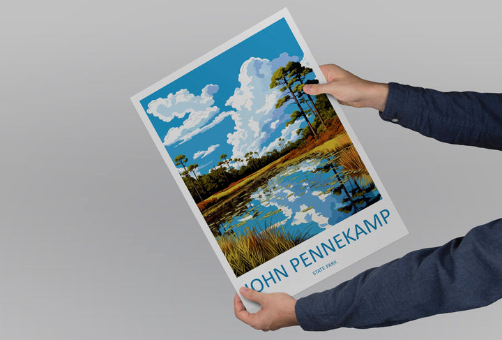John Pennekamp State Park Travel Print Wall Art John Pennekamp Wall Hanging Home Décor John Pennekamp Gift Art Lovers Florida Art