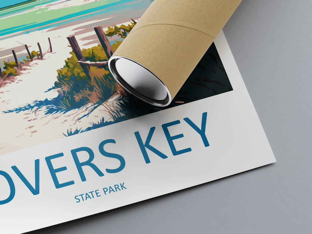 Lovers key State Park Travel Print Wall Art Lovers key State Park Wall Hanging Home Décor Lovers key State Park Gift Art Lovers Florida Art