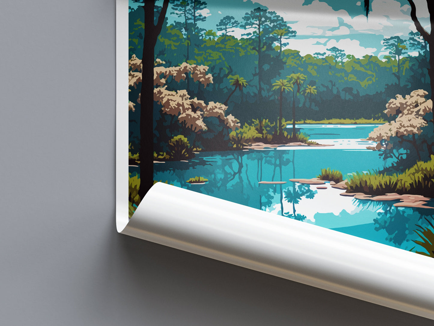 Silver Springs State Park Travel Print Wall Art Silver Springs State Park Wall Hanging Home Décor Silver Springs State Park Gift Art Lovers