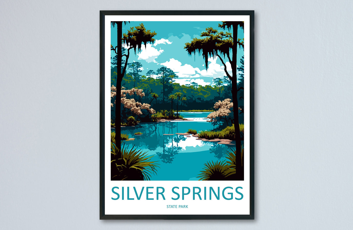 Silver Springs State Park Travel Print Wall Art Silver Springs State Park Wall Hanging Home Décor Silver Springs State Park Gift Art Lovers
