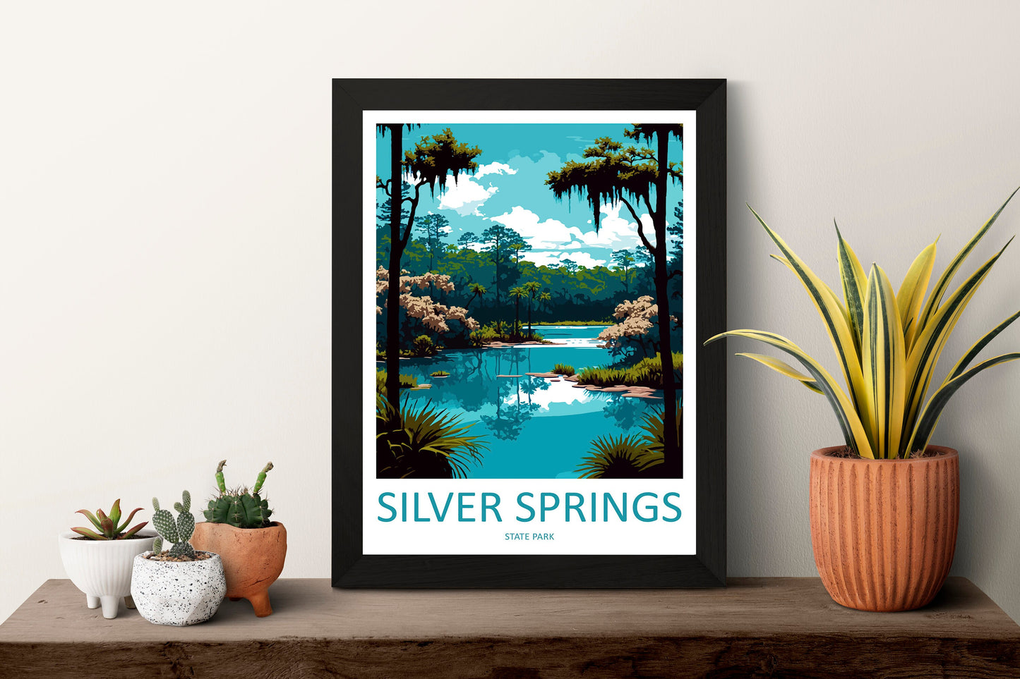 Silver Springs State Park Travel Print Wall Art Silver Springs State Park Wall Hanging Home Décor Silver Springs State Park Gift Art Lovers