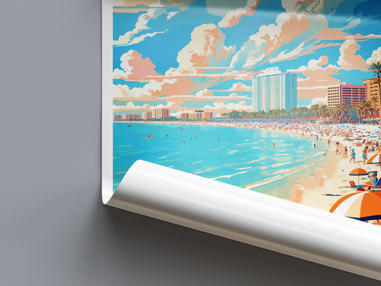 St. Pete Beach Travel Print Wall Art St. Pete Beach Wall Hanging Home Décor St. Pete Beach Gift Art Lovers Gift Beach Florida St. Pete Beach