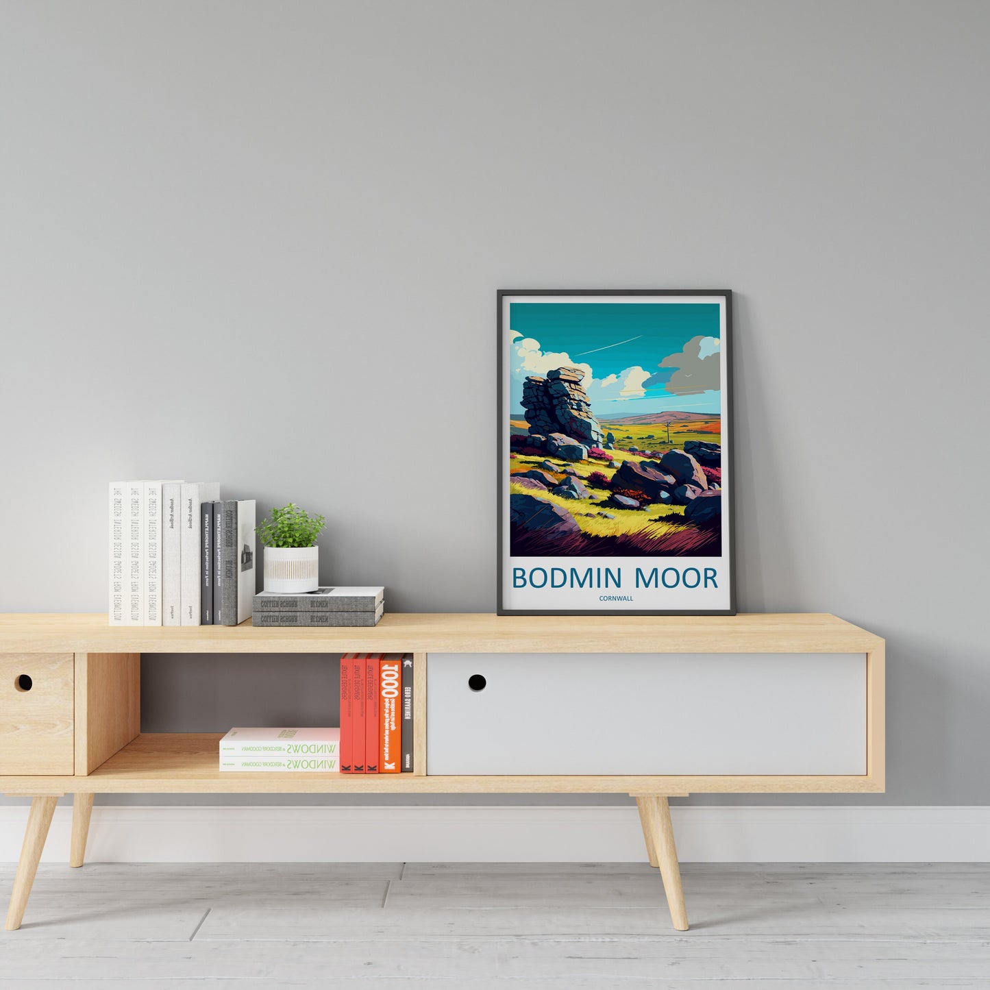 Bodmin Moor Travel Print Wall Art Bodmin Moor Wall Hanging Home Décor Bodmin Moor Gift Art Lovers England Art Lover Gift Bodmin Moor Art