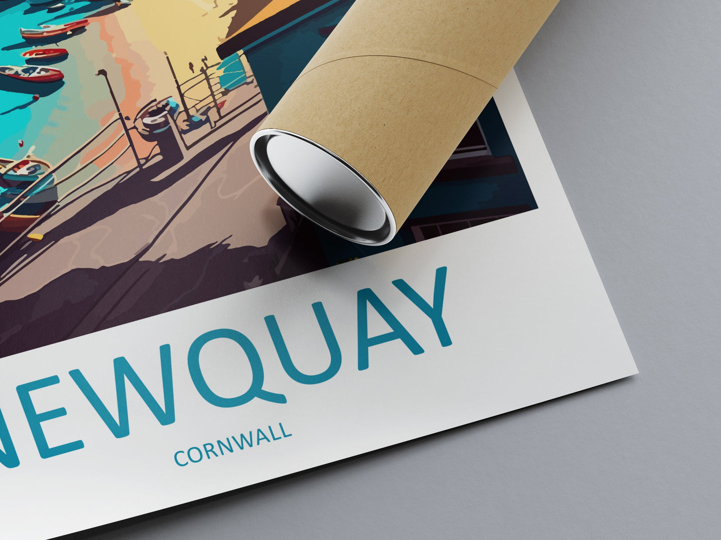 Newquay Travel Print Wall Art Newquay Wall Hanging Home Décor Newquay Gift Art Lovers England Art Lover Gift Newquay Art