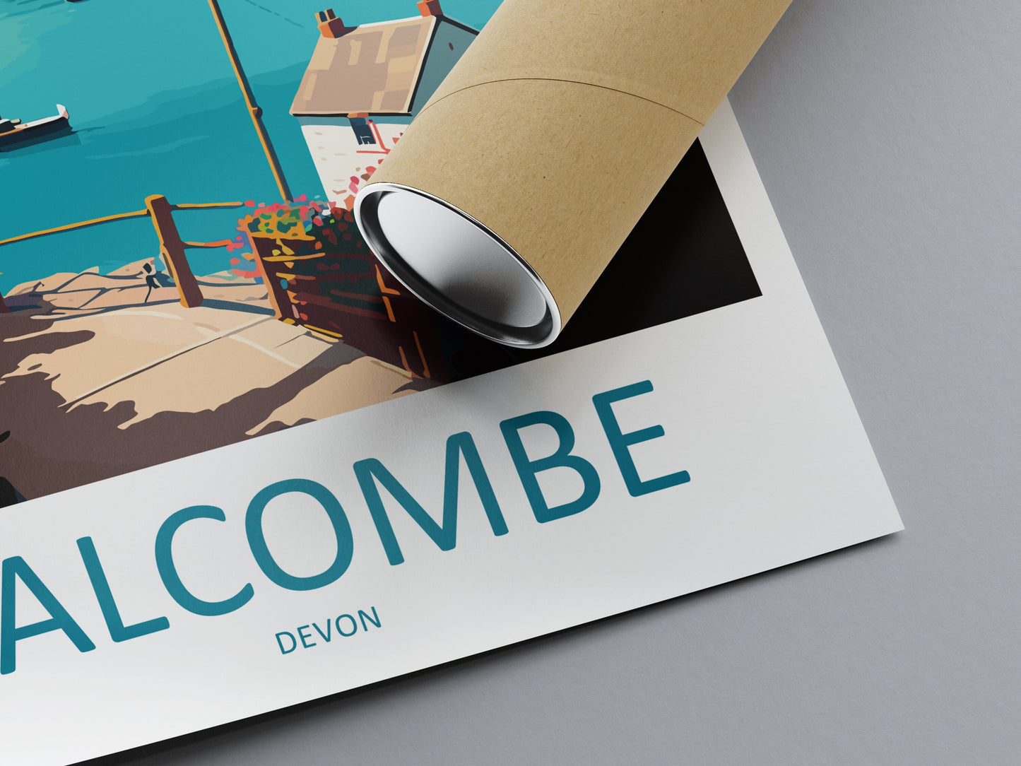 Salcombe Travel Print Wall Art Salcombe Wall Hanging Home Décor Salcombe Gift Art Lovers England Art Lover Gift Salcombe Art Poster