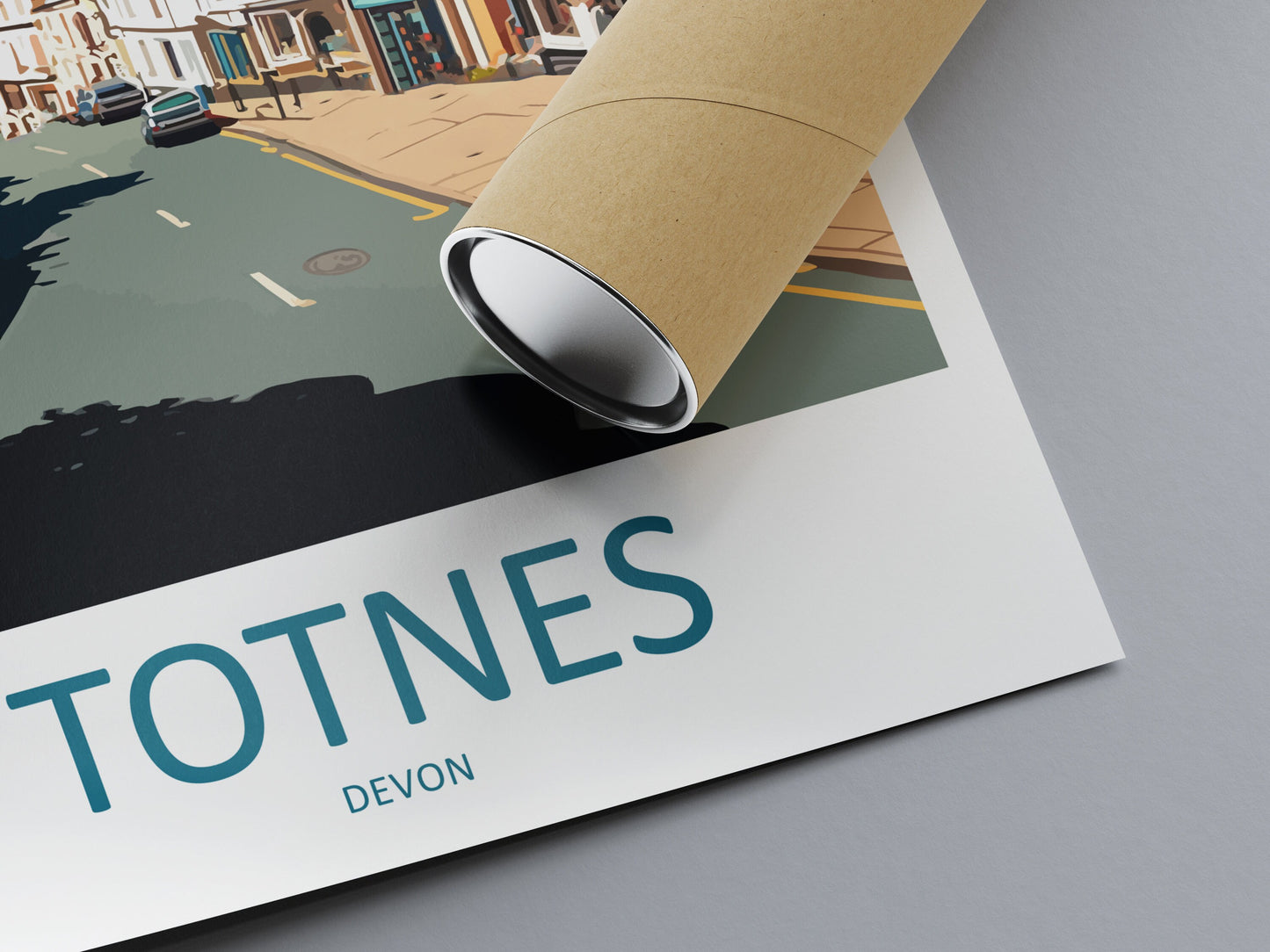 Totnes Travel Print Wall Art Totnes Wall Hanging Home Décor Totnes Gift Art Lovers England Art Lover Gift Totnes Art