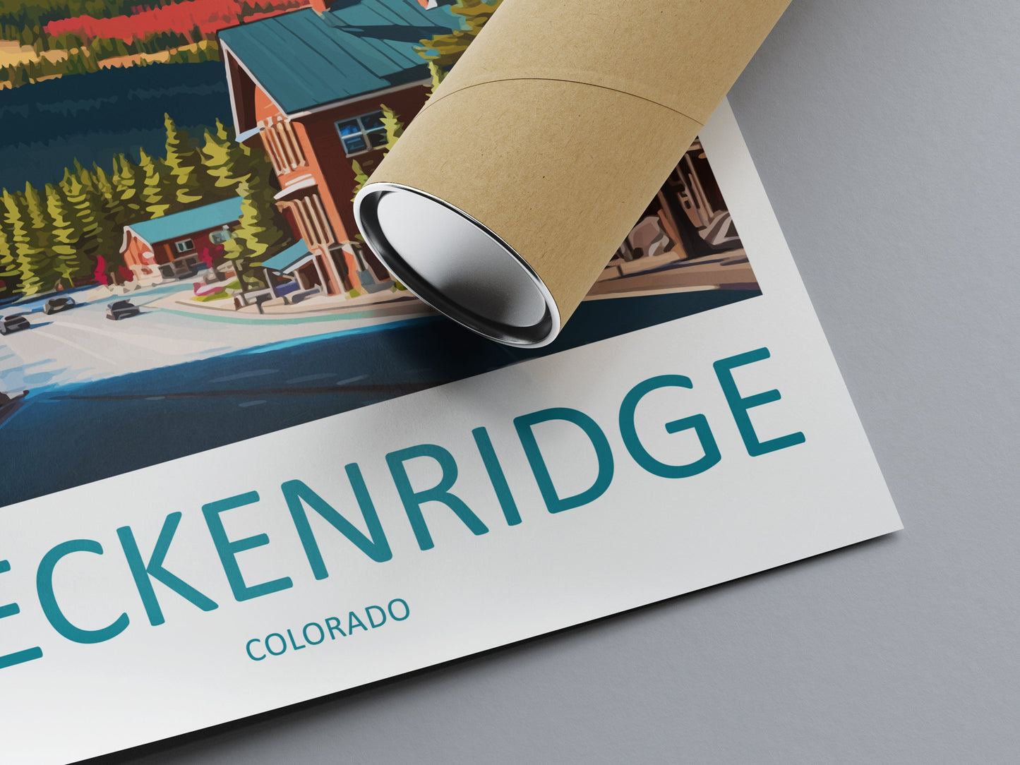 Breckenridge Travel Print Wall Art Breckenridge Wall Hanging Home Décor Breckenridge Gift Art Lovers Colorado Art Lover Gift
