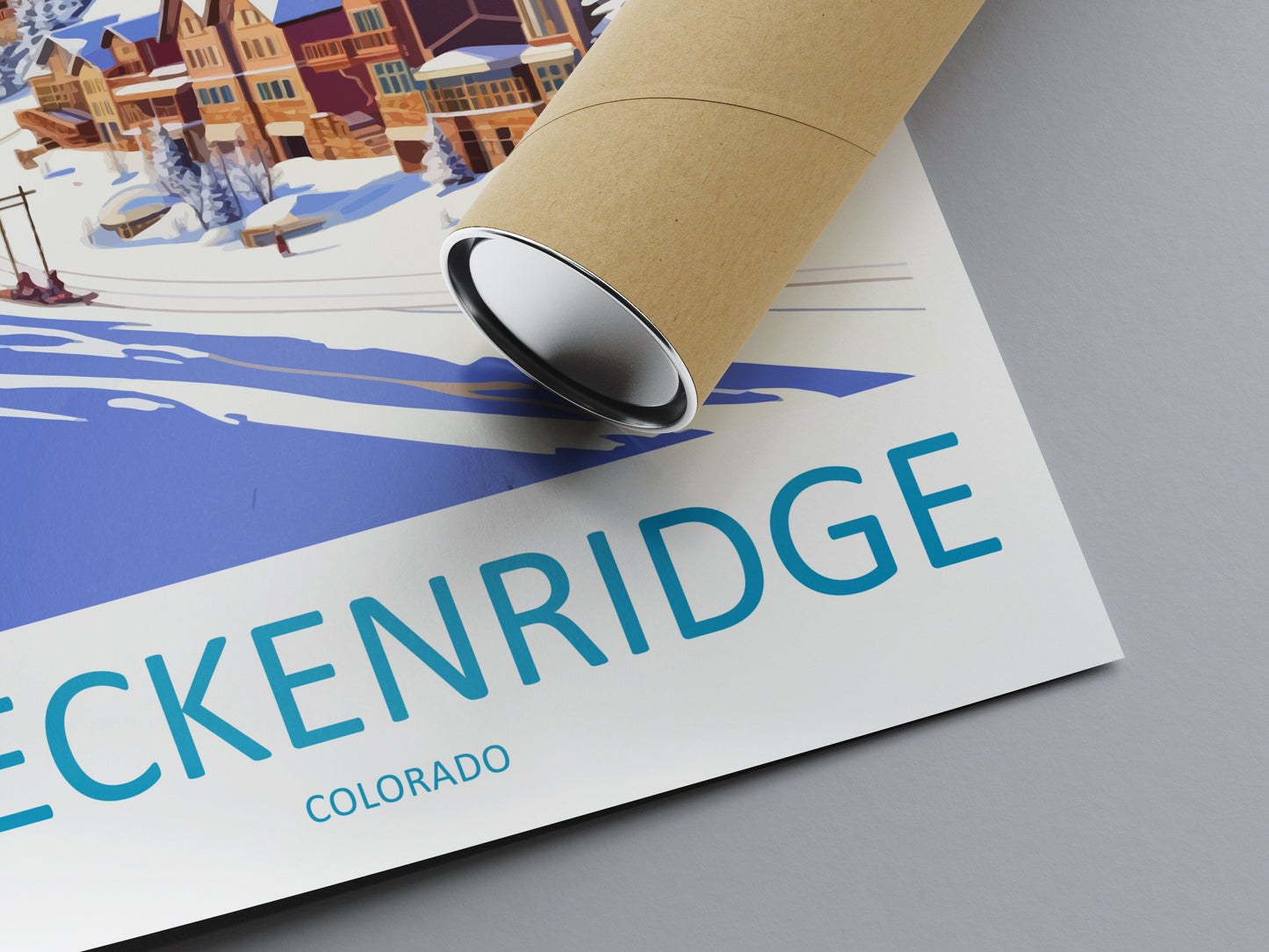 Breckenridge Travel Print Wall Art Breckenridge Wall Hanging Home Décor Breckenridge Gift Art Lovers Colorado Art Lover Gift