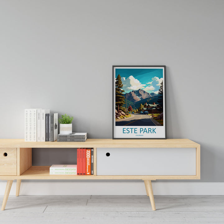 Este Park Travel Print Wall Art Este Park Wall Hanging Home Décor Este Park Gift Art Lovers Colorado Art Gift Lover Print For Este Park