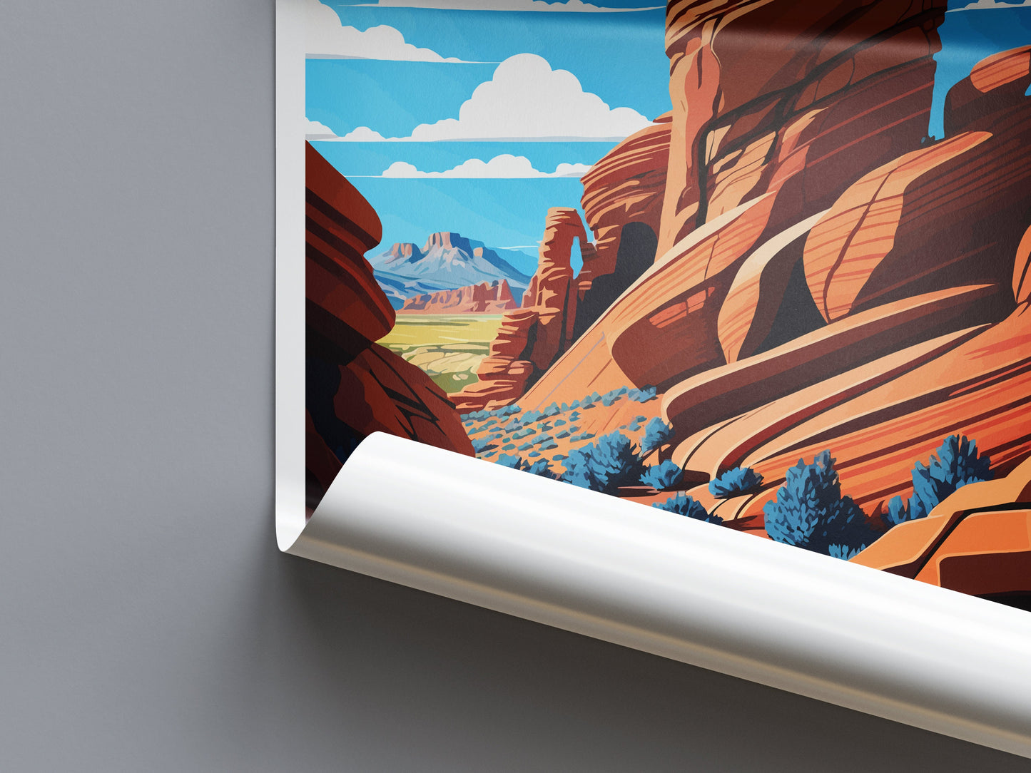 Red Rocks Park And Amphitheatre Travel Print Wall Art Red Rocks Park Wall Hanging Home Décor Red Rocks Park Gift Art Lovers Colorado Art
