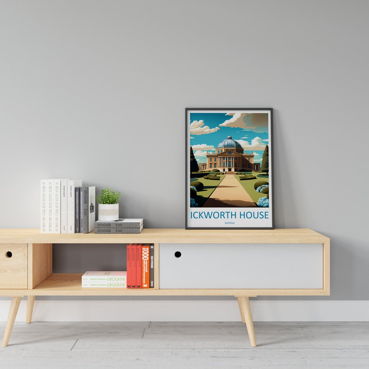 Ickworth House Travel Print Wall Art Ickworth House Wall Hanging Home Décor Ickworth House Gift Art Lovers England Art Lover Gift
