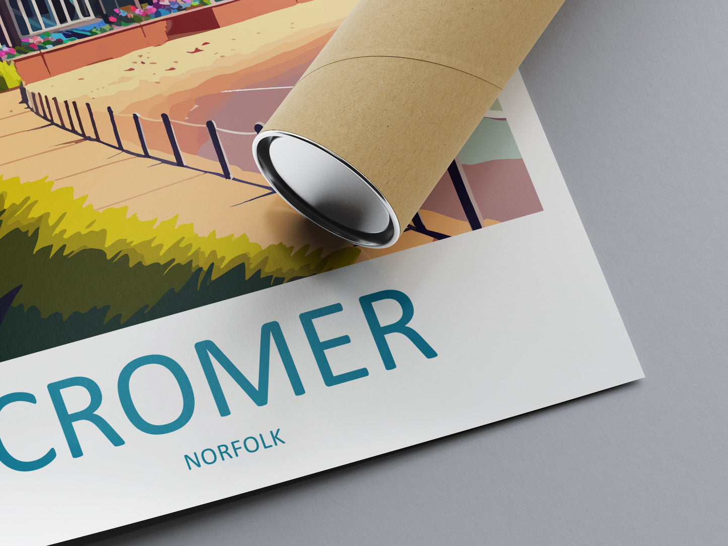 Cromer Travel Print Wall Art Cromer Wall Hanging Home Décor Cromer Gift Art Lovers England Art Lover Gift Cromer Art