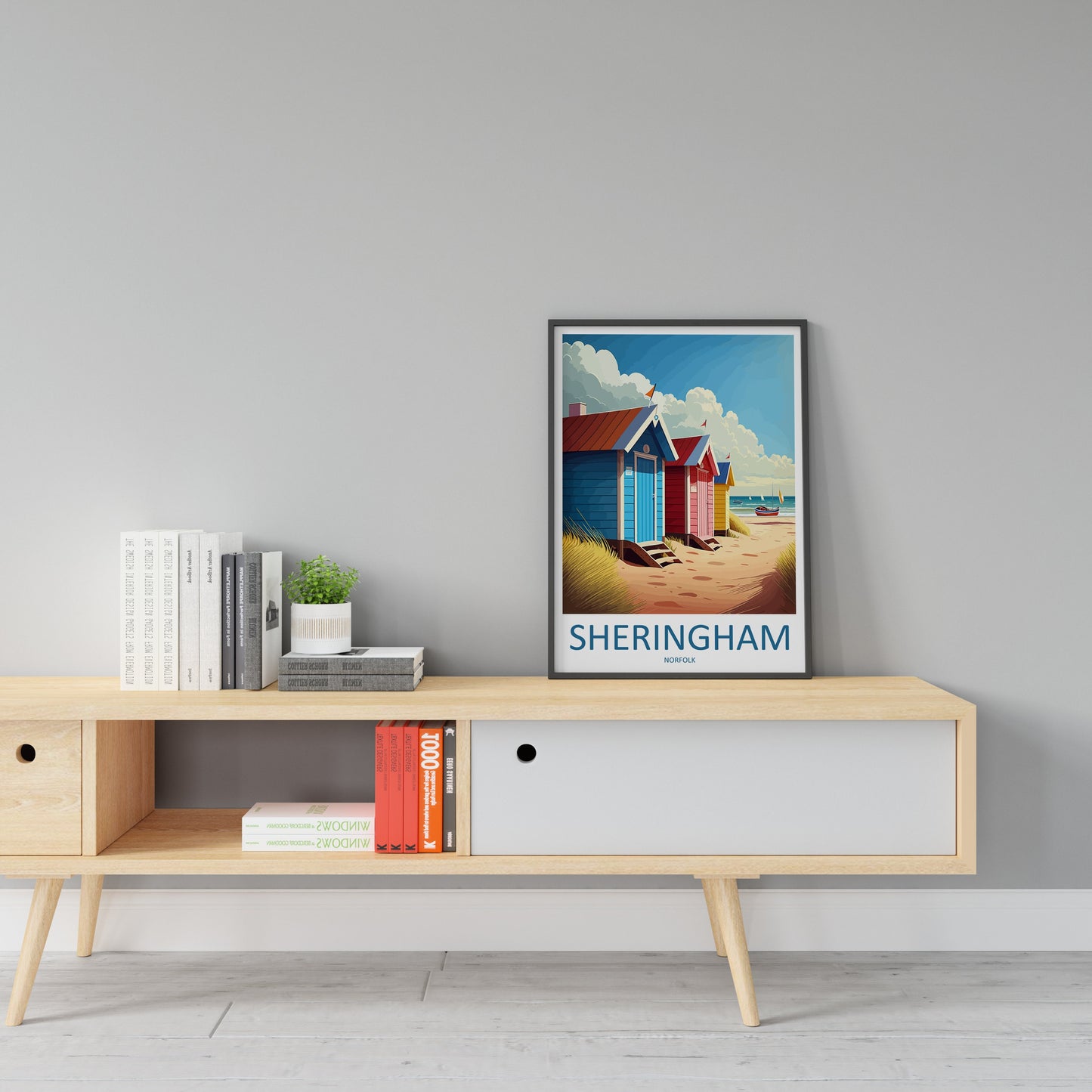 Sheringham Travel Print Wall Art Sheringham Wall Hanging Home Décor Sheringham Gift Art Lovers England Art Lover Gift Sheringham Art