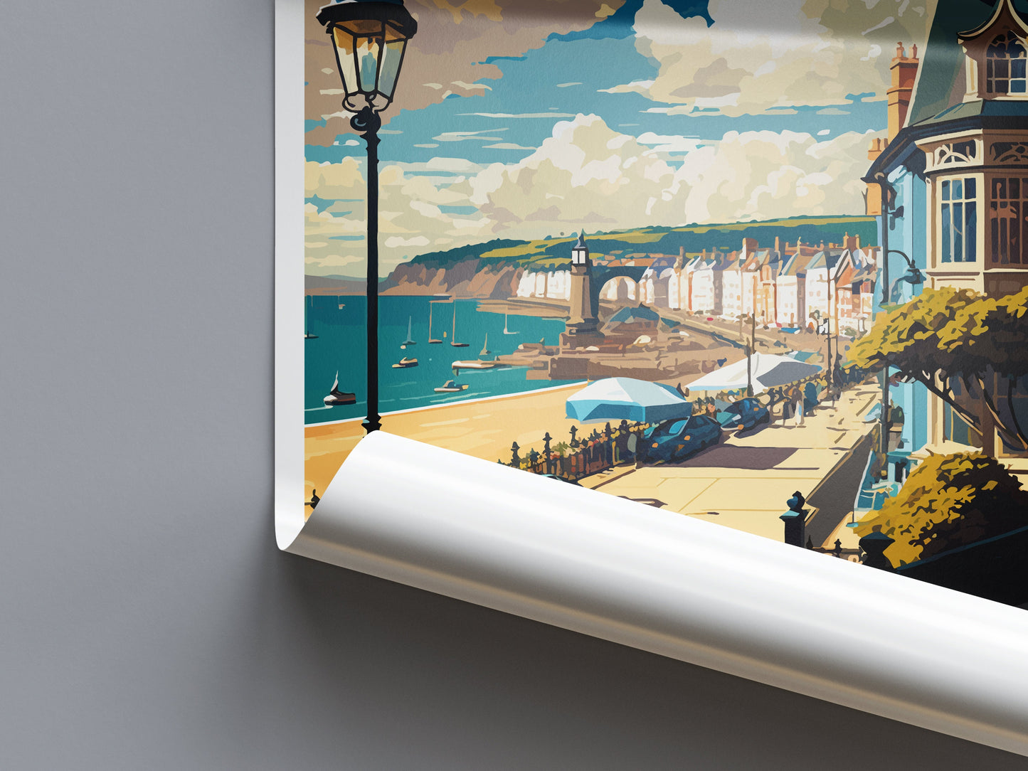 Teignmouth Travel Print Wall Art Teignmouth Wall Hanging Home Décor Teignmouth Gift Art Lovers England Art Lover Gift Teignmouth Art