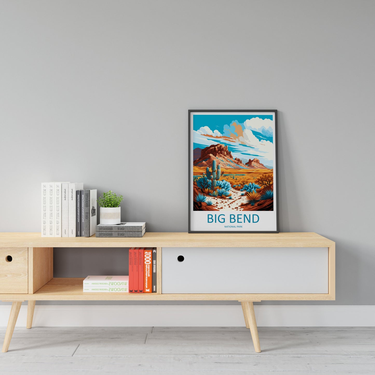 Big Bend National Park Travel Print Wall Art Big Bend National Park Wall Hanging Home Décor Big Bend National Park Gift Art Lovers Park Art