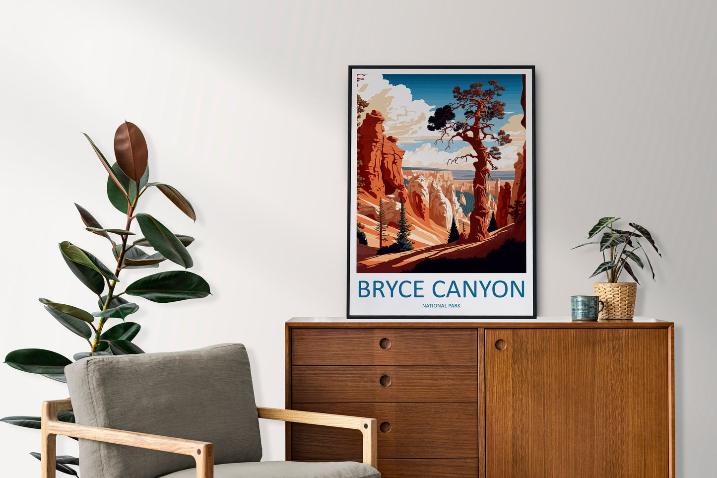 Bryce Canyon National Park Travel Print Wall Art Bryce Canyon National Park Wall Hanging Home Décor Bryce Canyon National Park Gift Art