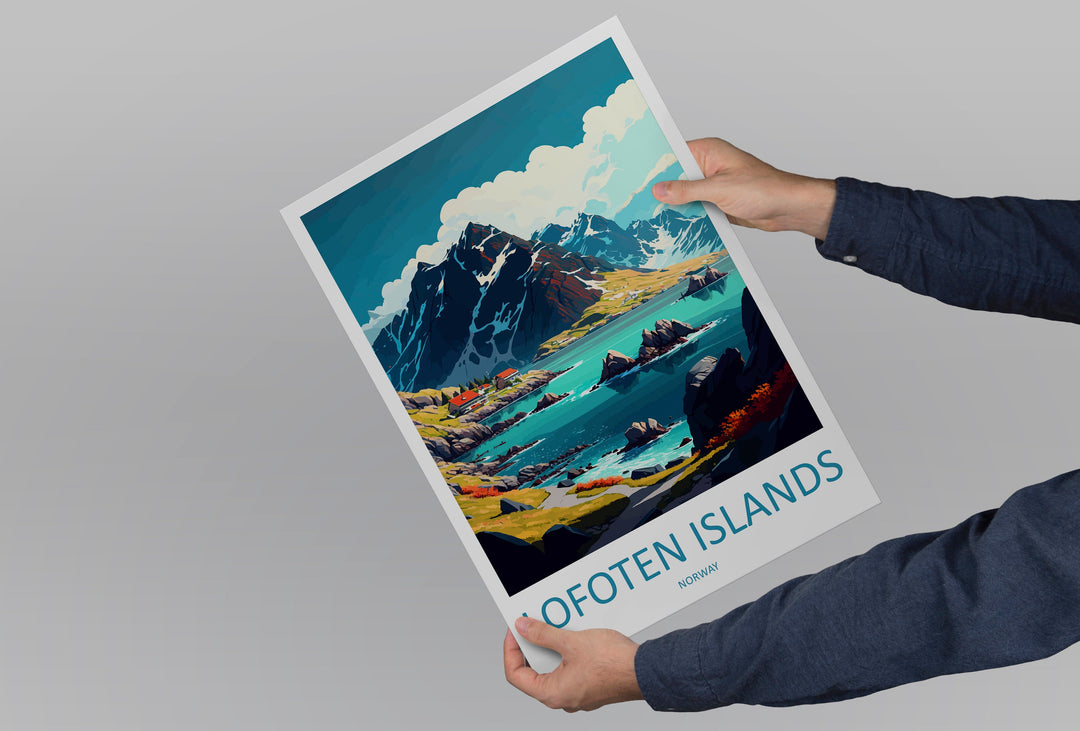 Lofoten Islands Travel Print Lofoten Home Décor Lofoten Islands Art Print Norwegian Wall Print For Lofoten Gift Wall Hanging Lofoten Artwork