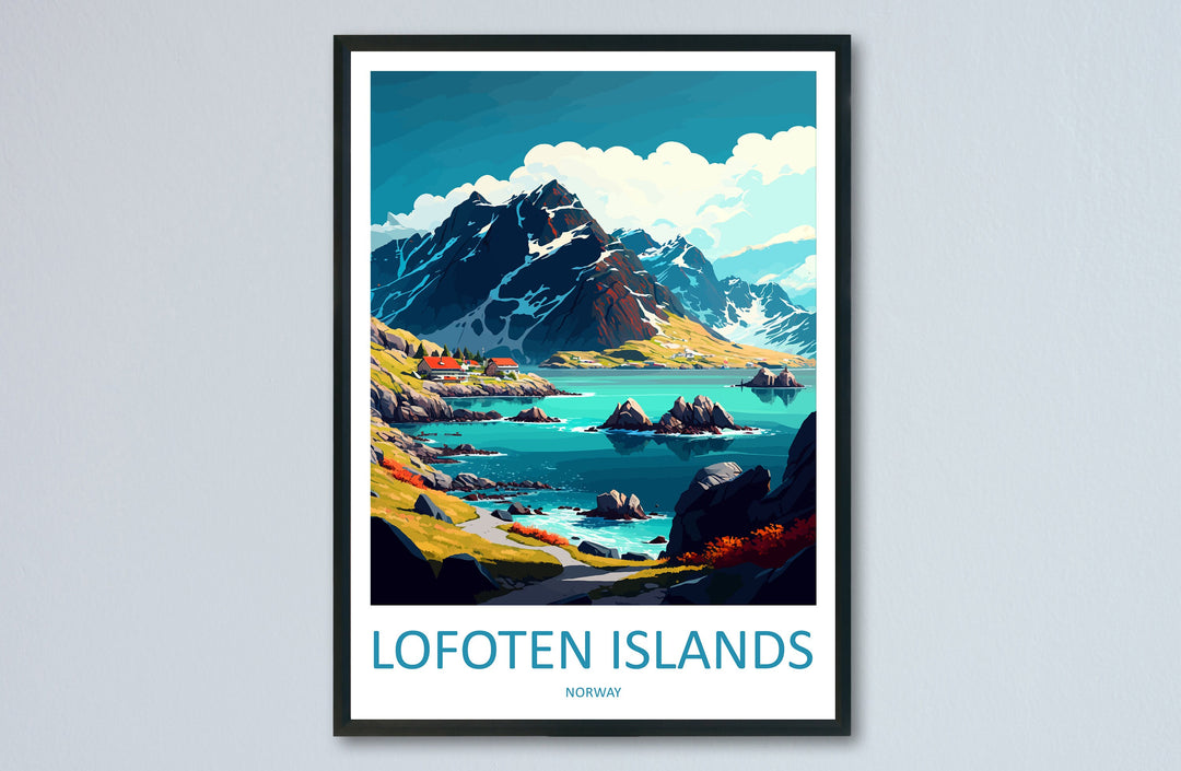 Lofoten Islands Travel Print Lofoten Home Décor Lofoten Islands Art Print Norwegian Wall Print For Lofoten Gift Wall Hanging Lofoten Artwork