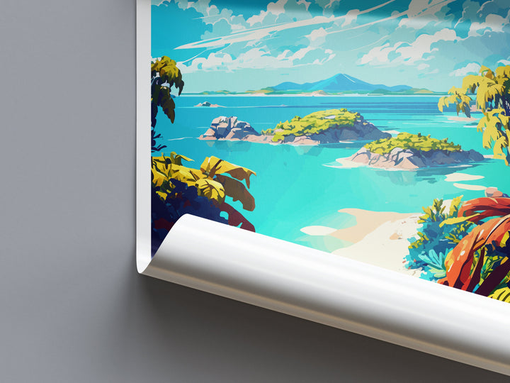 Bahamas Travel Print Wall Art Bahamas Wall Hanging Home Décor Bahamas Gift Art Lovers Wall Art Caribbean Travel Print Bahamas Decor