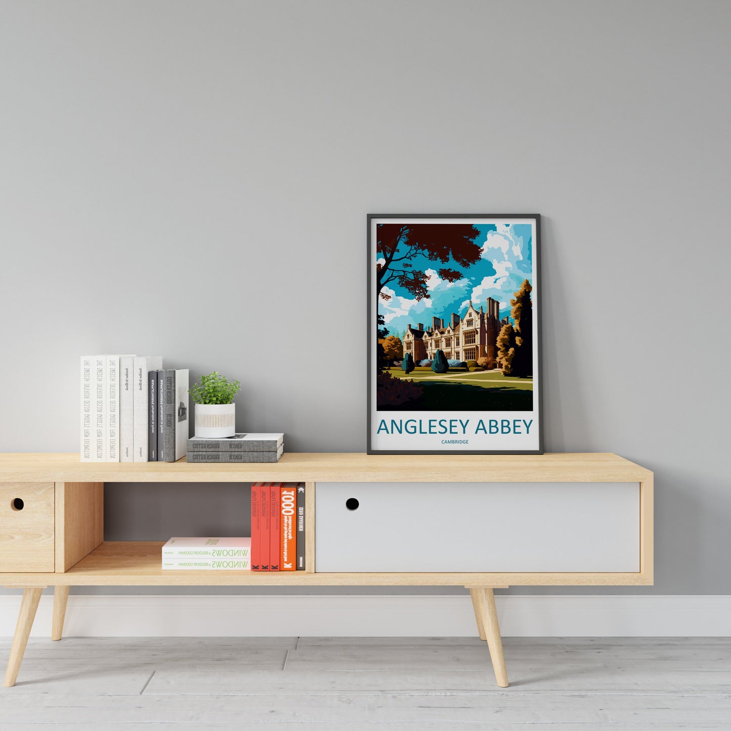 Anglesey Abbey Travel Print Wall Art Anglesey Abbey Wall Hanging Home Decoration Anglesey Abbey Gift Art Lovers Wall Art Print Art