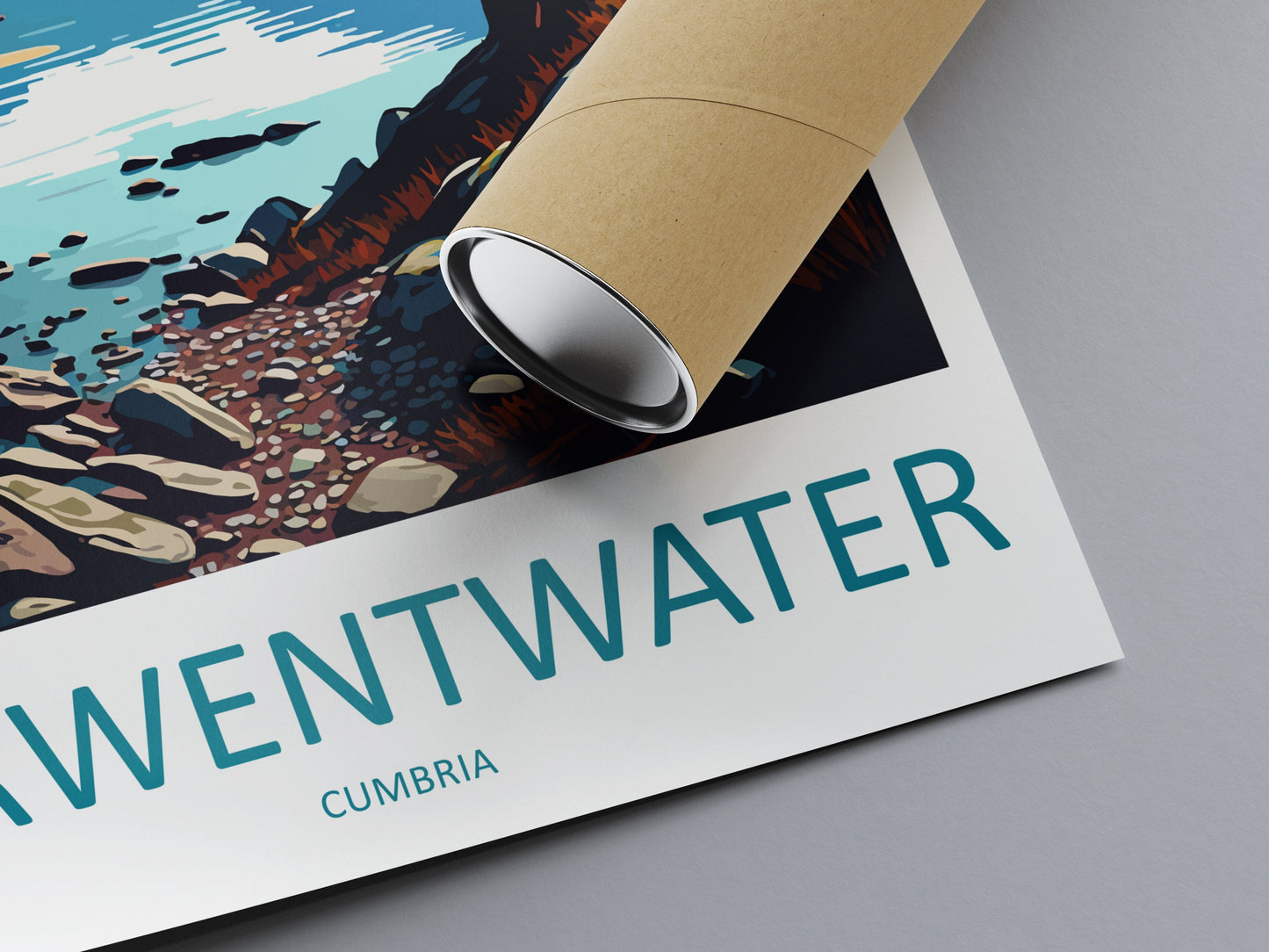 Derwentwater Travel Print Wall Art Derwentwater Wall Hanging Home Decor Derwentwater Gift Art Lovers Wall Art Print Art Derwentwater Art