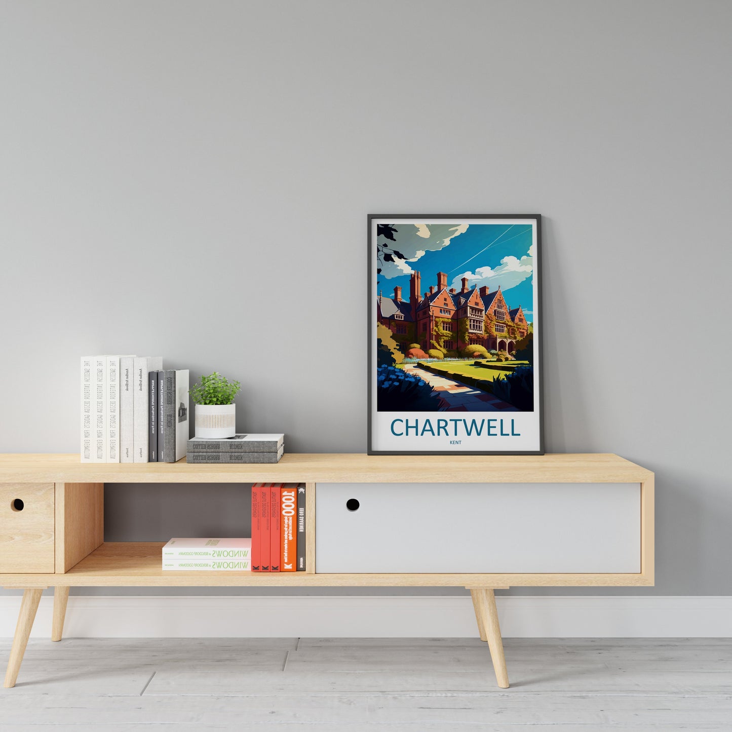 Chartwell Travel Print Wall Art Chartwell Wall Hanging Home Decoration Chartwell Gift Art Lovers Wall Art Print Art Chartwell Travel Art