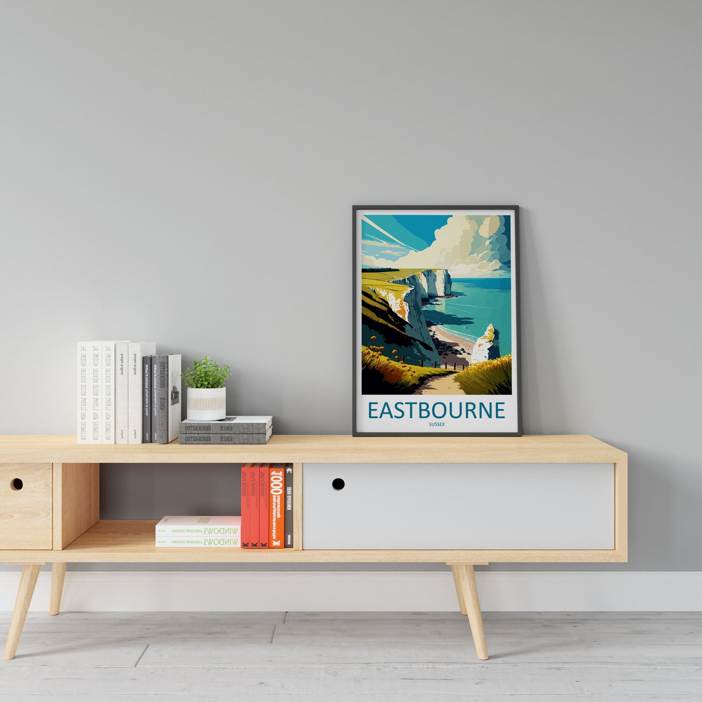 Eastbourne Travel Print Wall Art Eastbourne Wall Hanging Home Decoration Eastbourne Gift Art Lovers Wall Art Print Art Eastbourne Travel Art