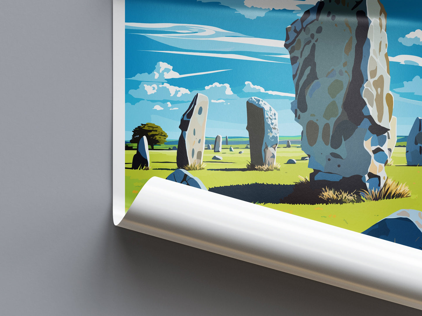 Avebury Stone Circle Travel Print Wall Art Avebury Circle Wall Hanging Home Decor Avebury Circle Gift Art Lovers Wall Art Print Avebury Art