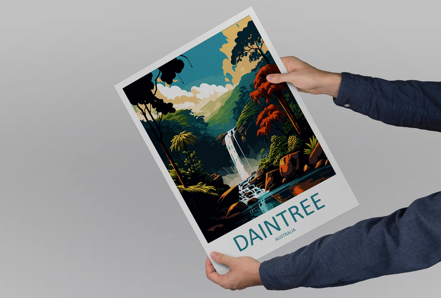 Daintree Travel Print Wall Art Daintree Wall Hanging Home Décor Daintree Gift Art Lovers Wall Art Australia Travel Print Daintree