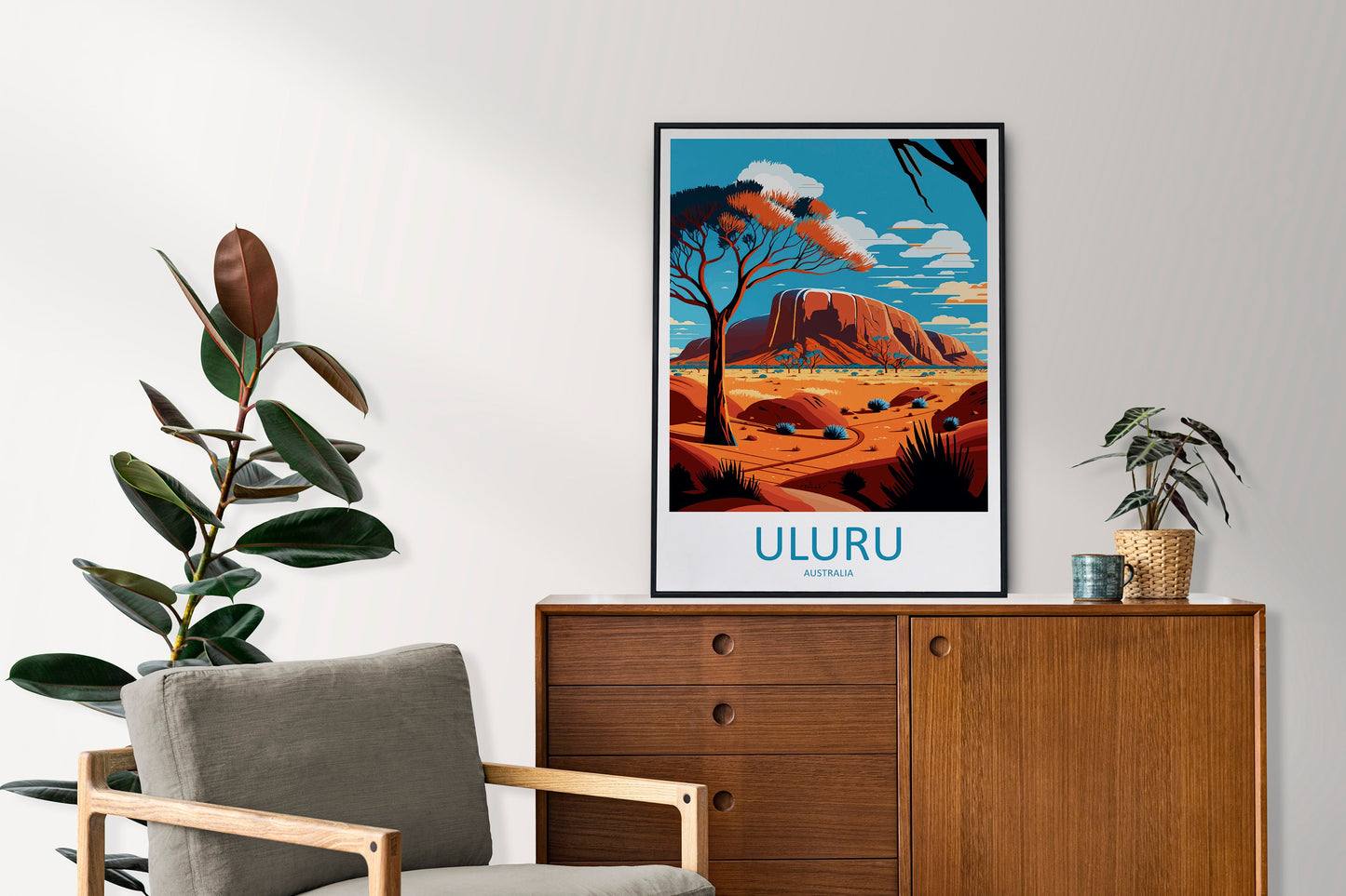 Ulura Travel Print Wall Art Ulura Wall Hanging Home Décor Ulura Gift Art Lovers Wall Art Australia Travel Print Ulura Australia Art