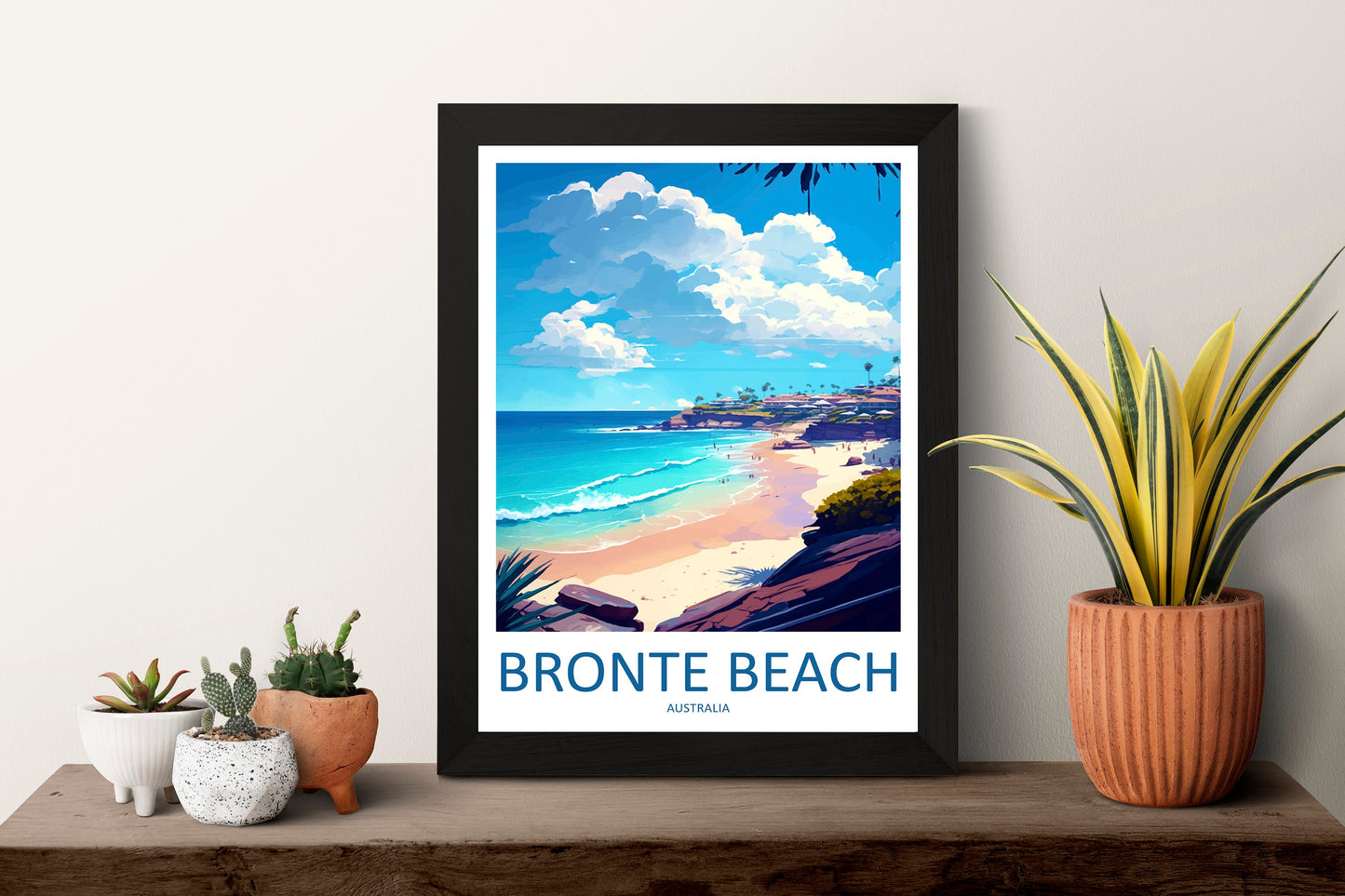 Bronte Beach Travel Print Wall Art Bronte Beach Wall Hanging Home Décor Bronte Beach Gift Art Lovers Wall Art Australia Travel Print