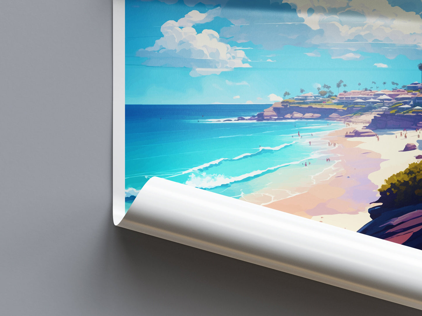 Bronte Beach Travel Print Wall Art Bronte Beach Wall Hanging Home Décor Bronte Beach Gift Art Lovers Wall Art Australia Travel Print