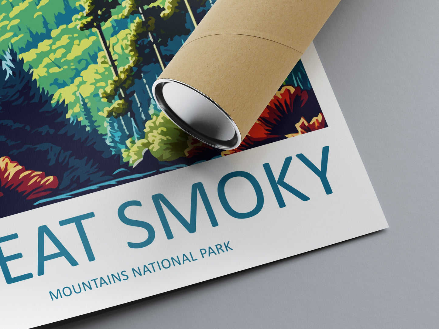 Great Smoky Mountains National Park Travel Print Wall Art Great Smoky Mountains National Park Wall Hanging Home Décor Great Smoky Mountains