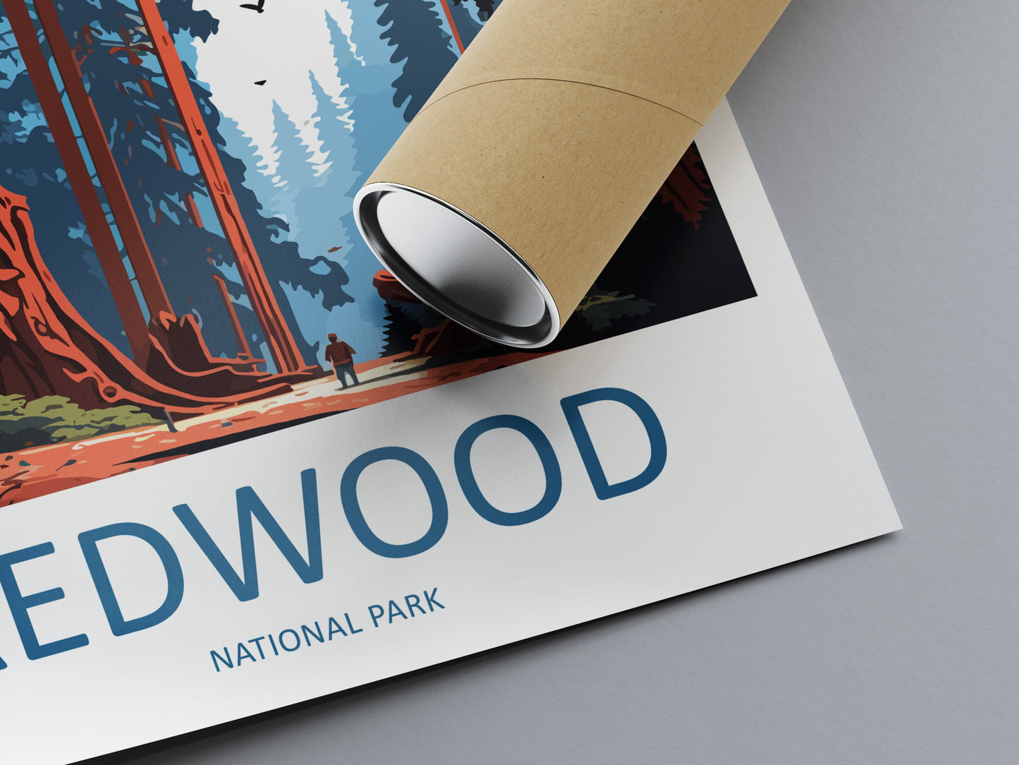 Redwood National Park Travel Print Wall Art Redwood National Park Wall Hanging Home Décor Redwood National Park Gift Art