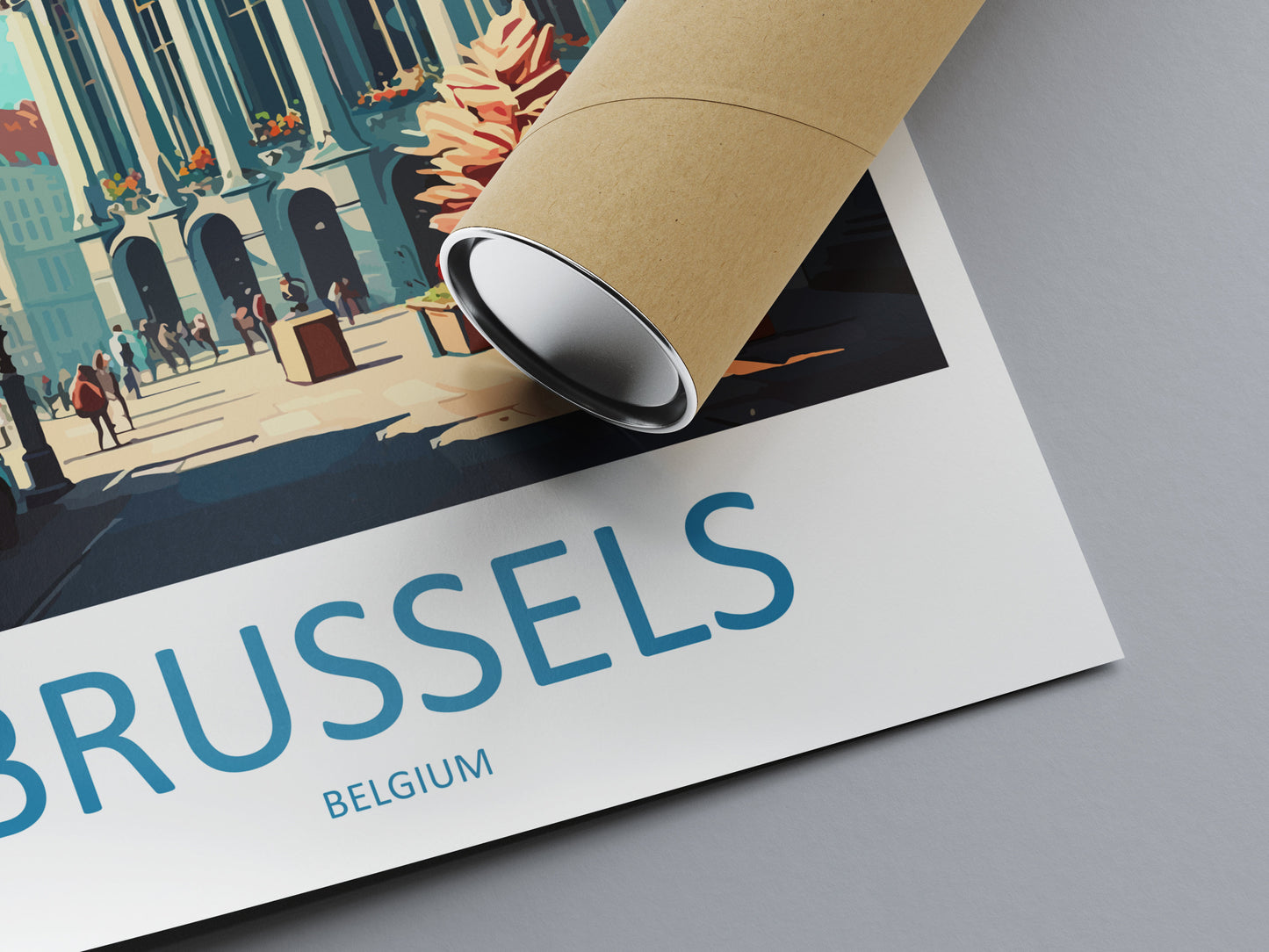 Brussels Travel Print Wall Art Brussels Wall Hanging Home Décor Brussels Gift Art Lovers Belgium Art Lover Gift Brussels Wall Décor