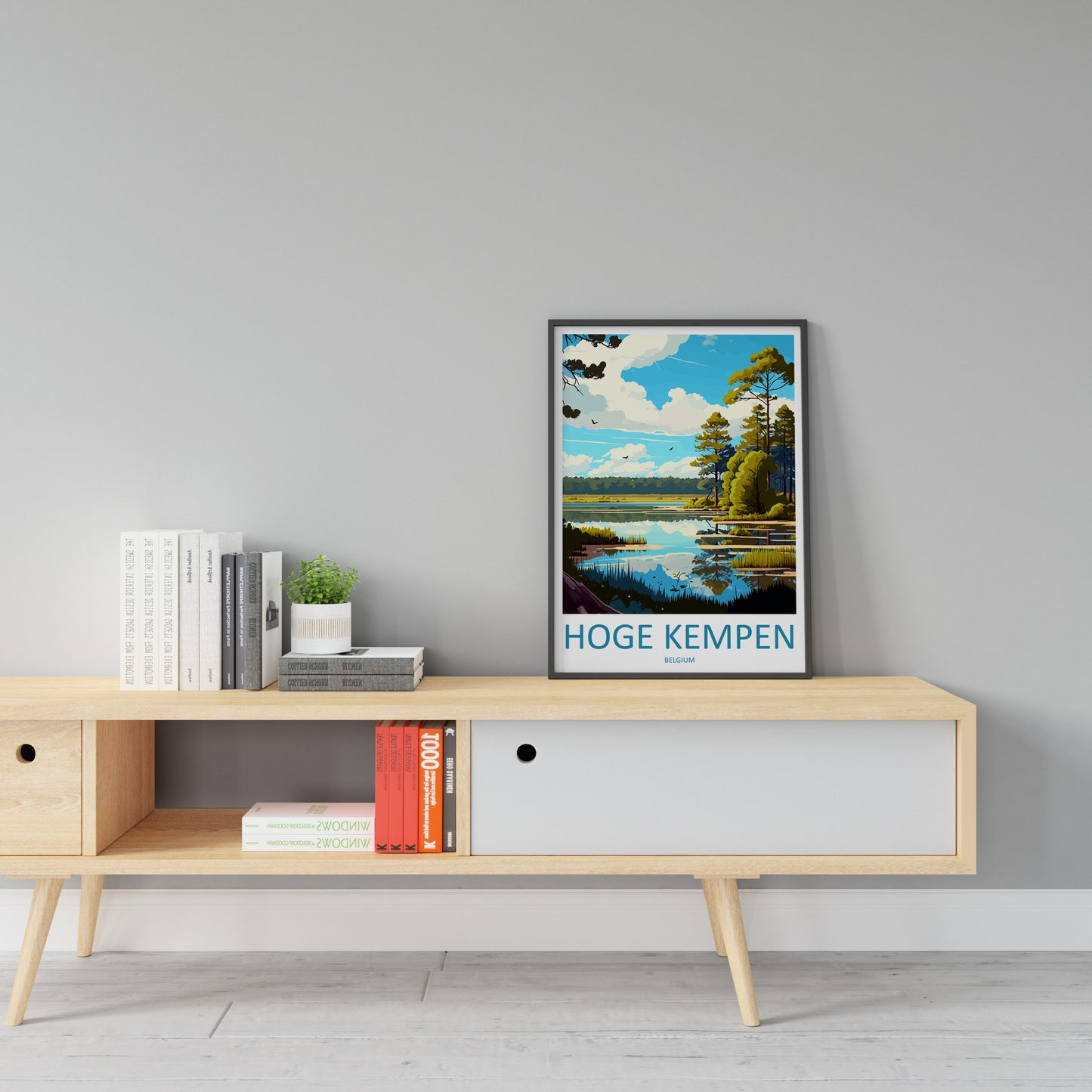 Hoge Kempen Travel Print Wall Art Hoge Kempen Wall Hanging Home Décor Hoge Kempen Gift Art Lovers Belgium Art Lover Gift Hoge Kempen Wall