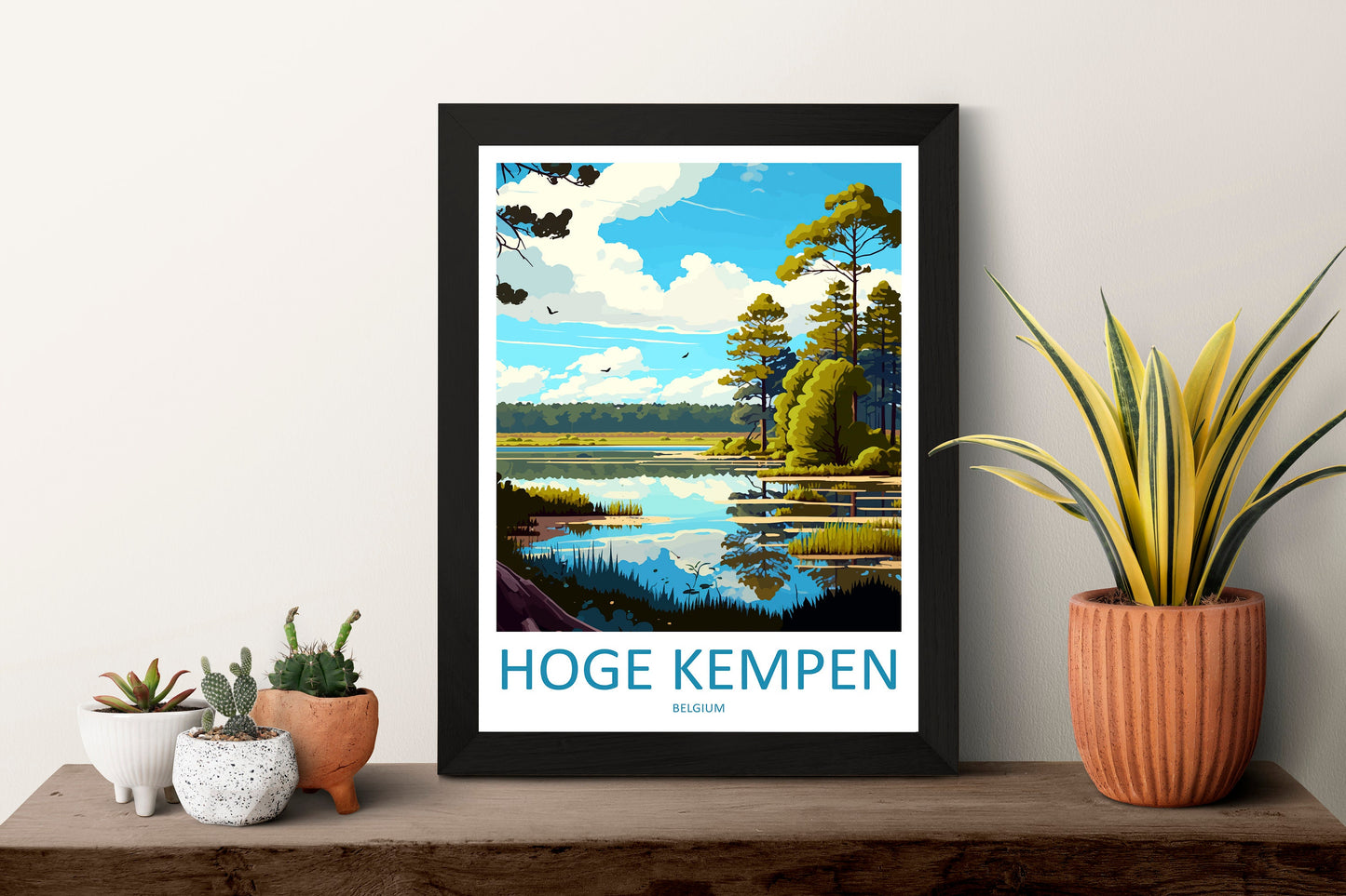Hoge Kempen Travel Print Wall Art Hoge Kempen Wall Hanging Home Décor Hoge Kempen Gift Art Lovers Belgium Art Lover Gift Hoge Kempen Wall