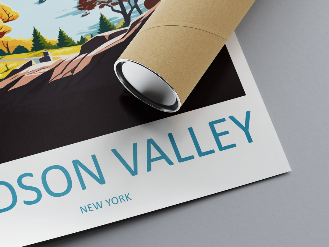 Hudson Valley Travel Print Wall Art Hudson Valley Wall Hanging Home Décor Hudson Valley Gift Art Lovers New York State Art Gift Lover Print
