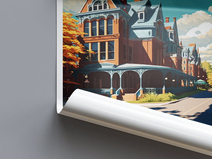 Saratoga Springs Travel Print Wall Art Saratoga Springs Wall Hanging Home Décor Saratoga Springs Gift Art Lovers New York State Art Gift