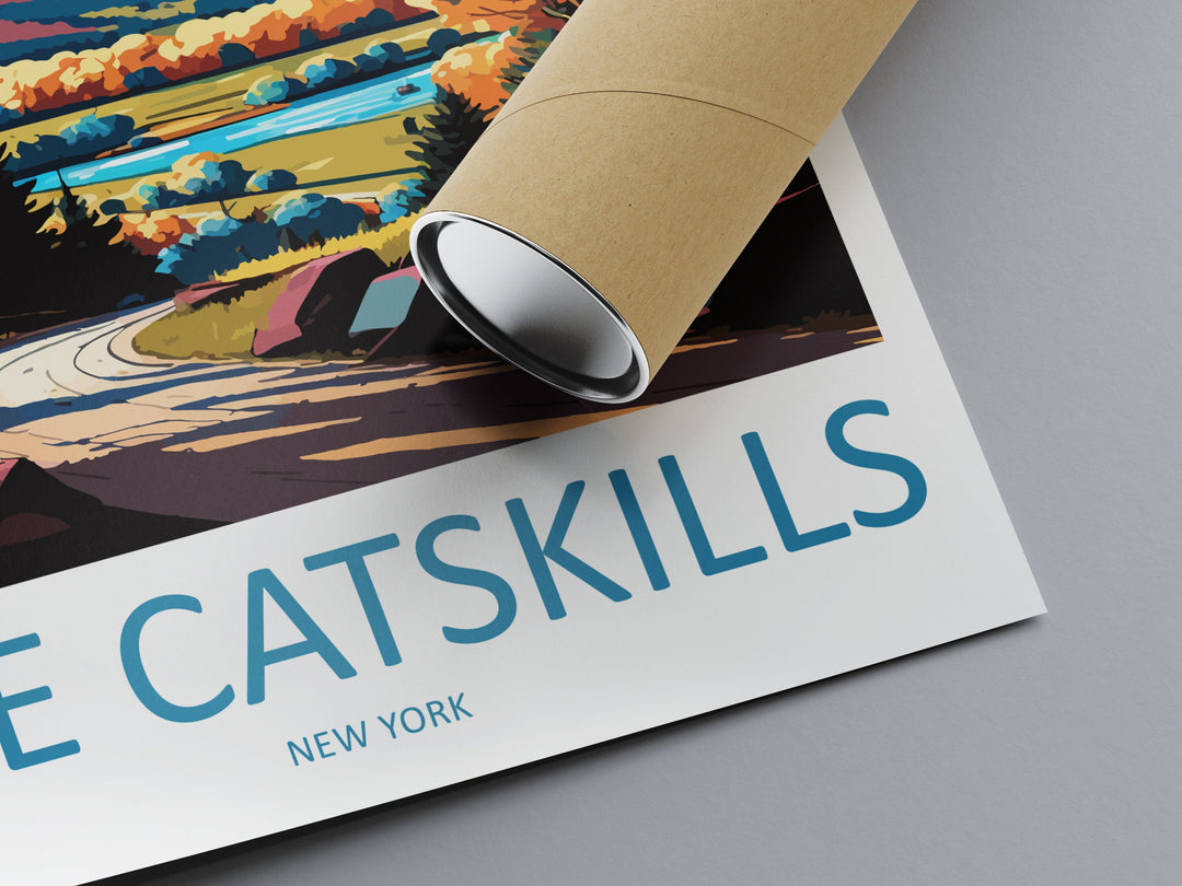 The Catskills Travel Print Wall Art The Catskills Wall Hanging Home Décor The Catskills Gift Art Lovers New York State Art Gift Lover Print