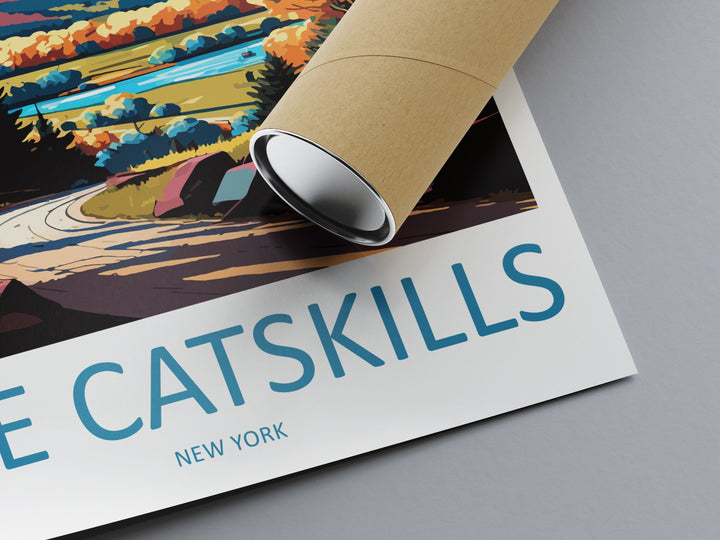 The Catskills Travel Print Wall Art The Catskills Wall Hanging Home Décor The Catskills Gift Art Lovers New York State Art Gift Lover Print